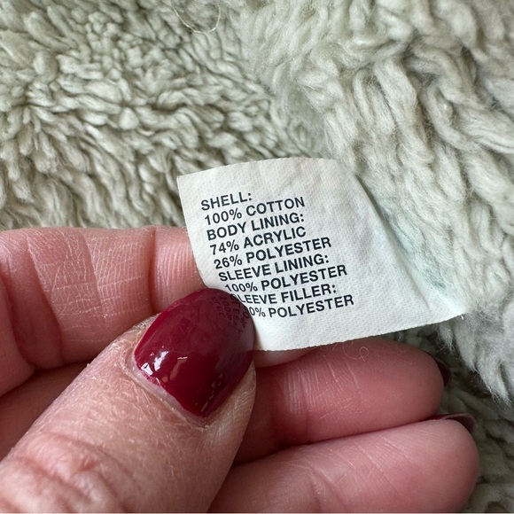 GAP Vintage Women’s Sherpa Lined Jean Jacket Size Medium Preowned/GOOD Condition - Picture 8 of 11